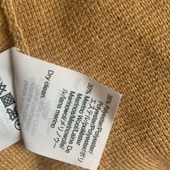 J. Crew 365 Sophie Tan Open Front Cotton/Merino Wool Blend‎  Sweater Blazer S - Picture 7 of 12